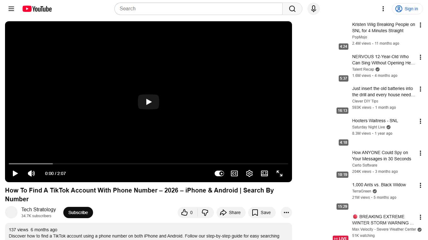 How To Find A TikTok Account With Phone Number – 2026 – iPhone & Android Search By Number - YouTube